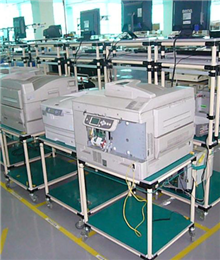 环形小推车打印机生产线